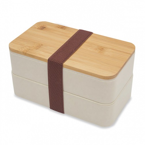 Victor lunch box podwójny, beżowy (R08226.13)