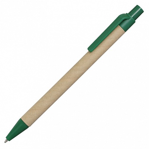 Długopis Eco, zielony/brązowy  (R73387.05)