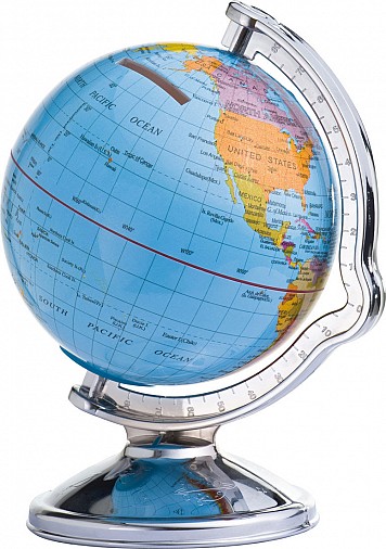 Skarbonka globus - wielokolorowy - (GM-58386-mc)