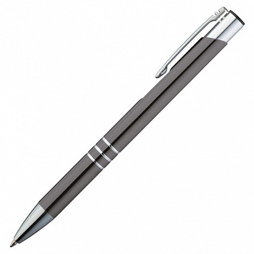 Długopis metalowy - ciemno szary - (GM-13339-77)