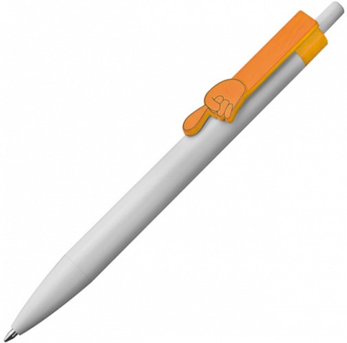 Długopis plastikowy CrisMa Smile Hand - pomarańczowy - (GM-14443-10)