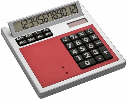 Kalkulator CrisMa - czerwony - (GM-33417-05)