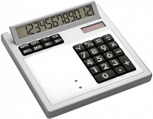 Kalkulator CrisMa - biały - (GM-33417-06)