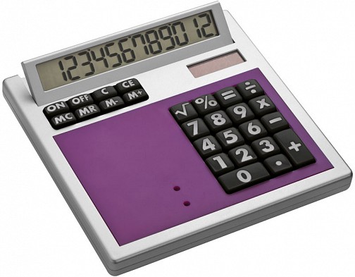 Kalkulator CrisMa - fioletowy - (GM-33417-12)