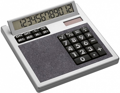 Kalkulator CrisMa - ciemno szary - (GM-33417-77)