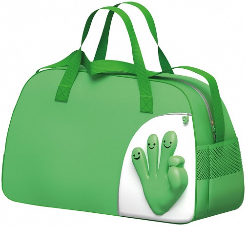 Torba sportowa CrisMa Smile Hand - zielony - (GM-64444-09)