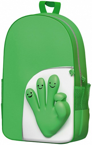 Plecak CrisMa Smile Hand - zielony - (GM-64445-09)