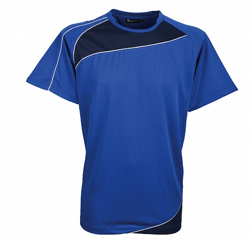T-shirt RILA MEN - niebieski - (GM-T04002-01AJ304)