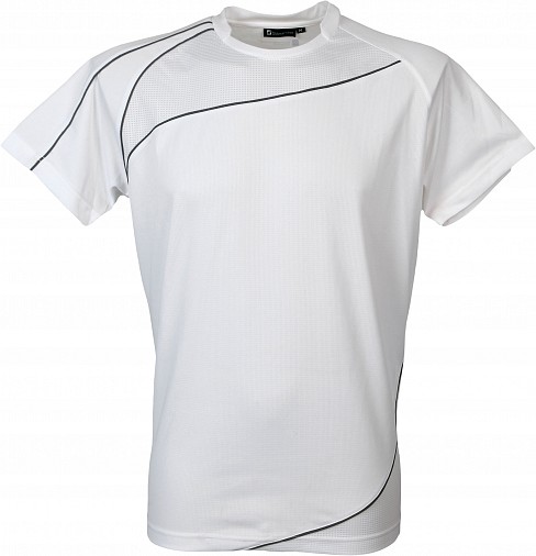T-shirt RILA MEN - biały - (GM-T04002-13AJ306)