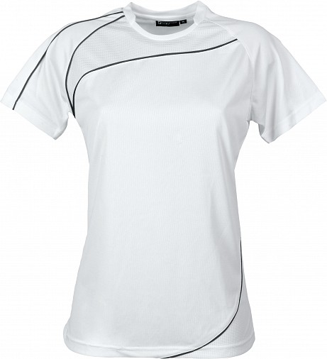 T-shirt RILA WOMEN - biały - (GM-T05001-14AJ306)
