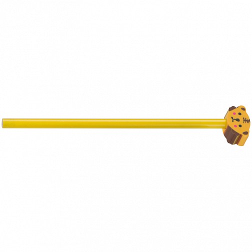 Ołówek z gumką - żółty - (GM-10620-08)