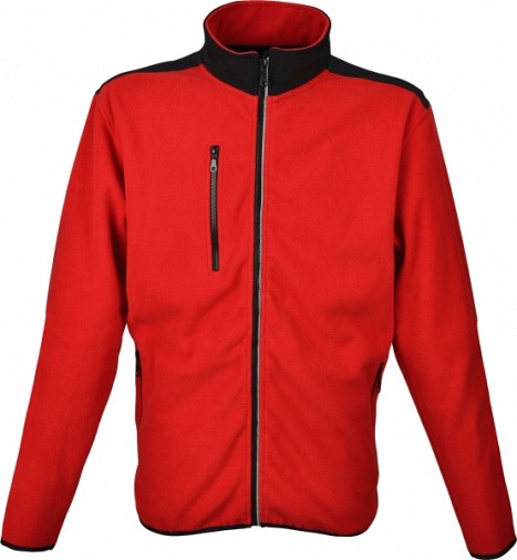 Bluza polarowa BESILA, męska XL - czerwony - (GM-T2300-302SA305)