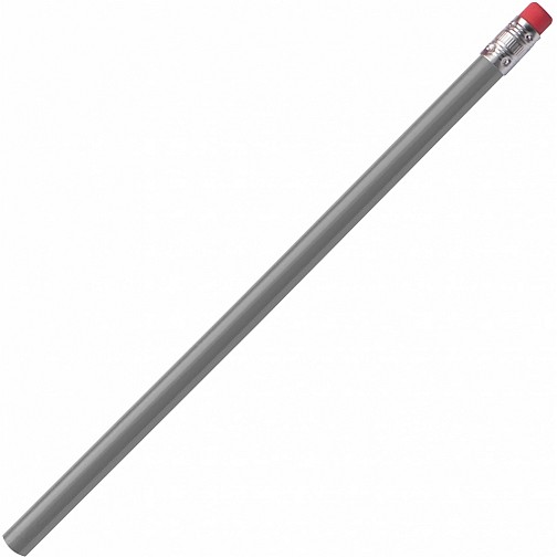 Ołówek z gumką - szary - (GM-10393-07)