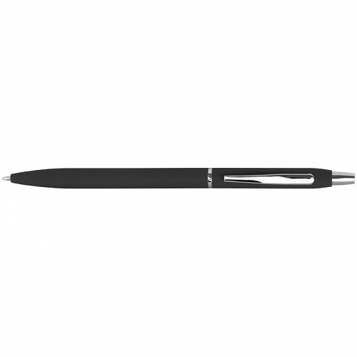 Długopis metalowy - gumowany - czarny - (GM-10715-03)