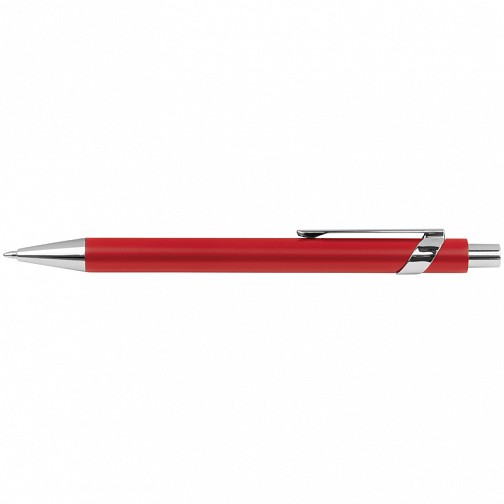Długopis metalowy - gumowany - czerwony - (GM-10716-05)