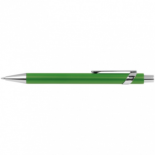 Długopis metalowy - gumowany - zielony - (GM-10716-09)