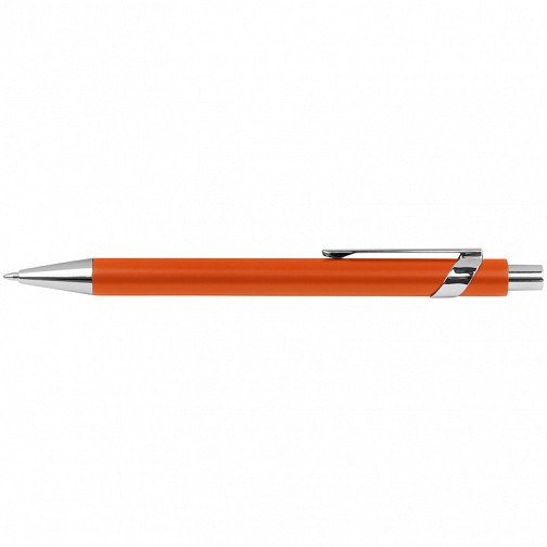 Długopis metalowy - gumowany - pomarańczowy - (GM-10716-10)