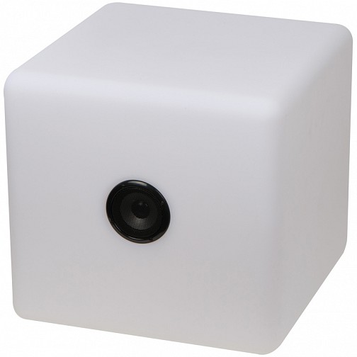 Głośnik Bluetooth XXL - świecący - biały - (GM-80735-06)