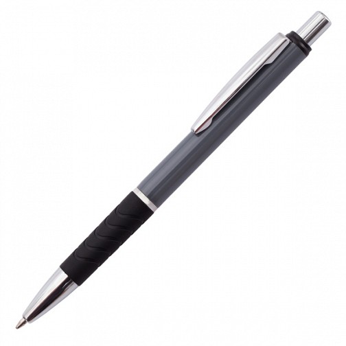 Długopis Andante Solid, szary/czarny  (R73406.21)