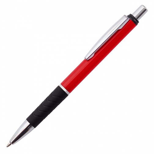 Długopis Andante Solid, czerwony/czarny  (R73406.08)