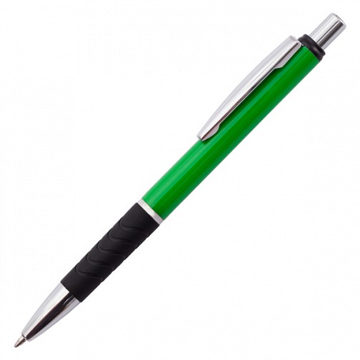 Długopis Andante Solid, zielony/czarny  (R73406.05)