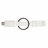 Brelok USB Hook Up, biały  (R50176.06)