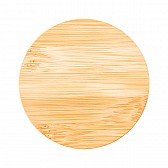 Kubek ceramiczny z bambusową przykrywką, biały (R85309.06)