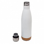 Butelka próżniowa z korkowym spodem Jowi 500 ml, biały (R08445.06)