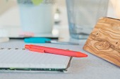 Długopis ekologiczny - czerwony - (GM-12565-05)