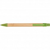 Długopis bambusowy - zielony - (GM-13211-09)