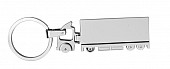 Brelok metalowy Truck, srebrny  (R73303)