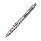 Długopis Partita, srebrny/czerwony  (R73346)