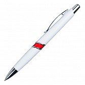 Długopis Shorty, czerwony/biały  (R73380.08)