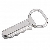 Brelok metalowy Key, srebrny  (R73229)