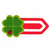 Zakładka Clover, czerwony/zielony  (R74011)