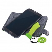 Etui na dużego smartfona Eco-Sense, zielony/szary  (R17680.05)