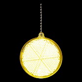 Światełko odblaskowe Circle Reflect, żółty  (R73163.03)