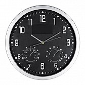 Zegar ścienny CrisMa - czarny - (GM-41238-03)