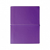 Notes z kolorowymi kartkami i gumką - fioletowy - (GM-28211-12)