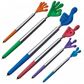 Długopis plastikowy CrisMa Smile Hand - turkusowy - (GM-13415-14)