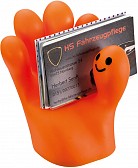 Stojak na wizytówki CrisMa Smile Hand - pomarańczowy - (GM-23423-10)