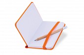 Notes A7 z ołówkiem - pomarańczowy - (GM-T250550-10)