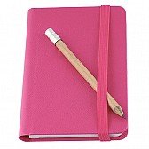 Notes A7 z ołówkiem - różowy - (GM-T250550-11)