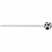 Ołówek z gumką - biały - (GM-10620-06)