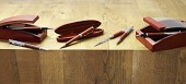 Zestaw piśmienny, długopis, pióro wieczne i nóż do listów (V1265-17)