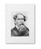 Teczka konferencyjna A4 Charles Dickens z notatnikiem (kartki w kratkę) i kalkulatorem (V2383-03)