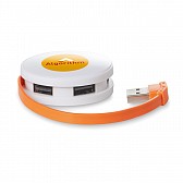 Rozdzielacz USB 4 porty - ROUNDHUB (MO8671-10)