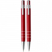 Zestaw piśmienny, ołówek mechaniczny i długopis (V1559-05)