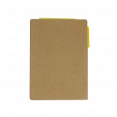 Zestaw do notatek, notatnik A6 (puste kartki), karteczki samoprzylepne, długopis (V2842-08)