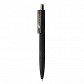 Delikatny w dotyku, czarny długopis X3 (P610.971)